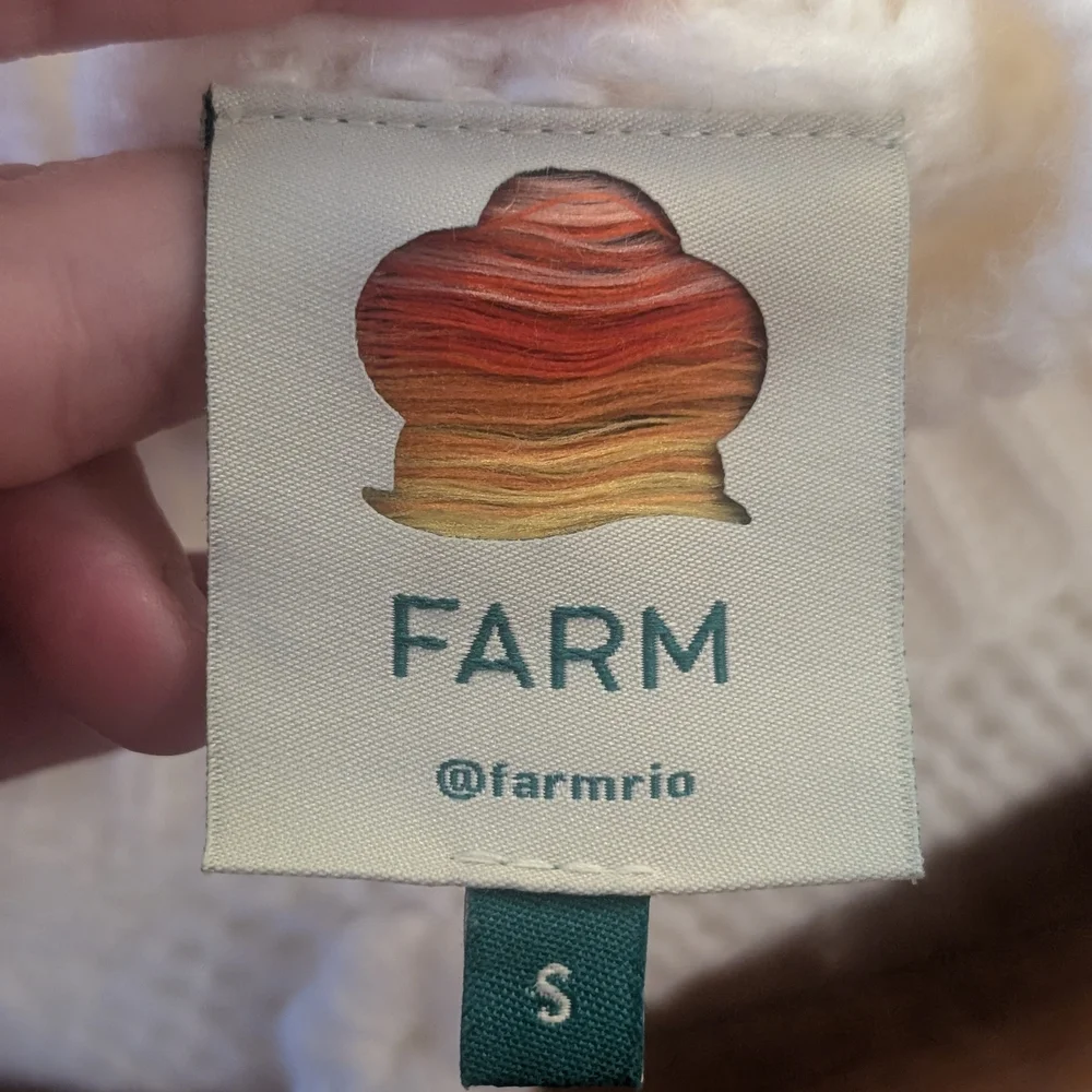 FARM Rio Cream Cowl Neck Sweater - Picture 15 of 15